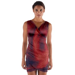 Blood Waterfall Wrap Front Bodycon Dress by LokisStuffnMore