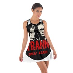 Make Tyranny Great Again Cotton Racerback Dress by Valentinaart