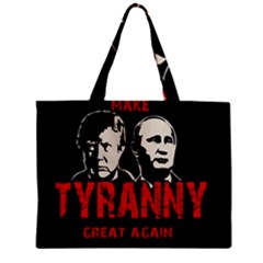 Make Tyranny Great Again Zipper Mini Tote Bag by Valentinaart