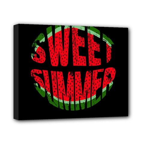 Watermelon - Sweet Summer Canvas 10  X 8  by Valentinaart