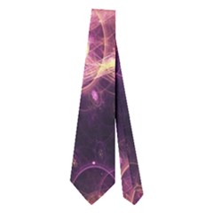 A Gold And Royal Purple Fractal Map Of The Stars Necktie (two Sided) by jayaprime