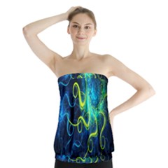 Electricsheep Mathematical Algorithm Displays Fractal Permutations Strapless Top by Mariart