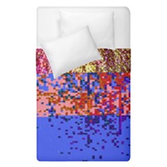 Glitchdrips Shadow Color Fire Duvet Cover Double Side (single Size) by Mariart