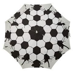 Soccer Camp Splat Ball Sport Straight Umbrellas by Mariart