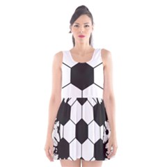 Soccer Camp Splat Ball Sport Scoop Neck Skater Dress by Mariart