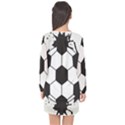 Soccer Camp Splat Ball Sport Long Sleeve Chiffon Shift Dress  View2