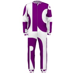 Migraine Warrior With Ribbon Onepiece Jumpsuit (men)  by MigraineursHideout