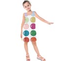 Brights Pastels Bubble Balloon Color Rainbow Kids  Sleeveless Dress View1