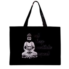 Eat, Sleep, Meditate, Repeat  Zipper Mini Tote Bag by Valentinaart