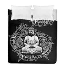 Ornate Buddha Duvet Cover Double Side (full/ Double Size) by Valentinaart