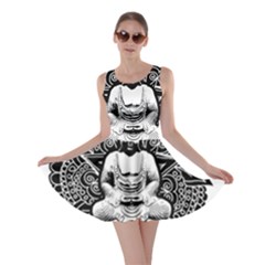 Ornate Buddha Skater Dress by Valentinaart