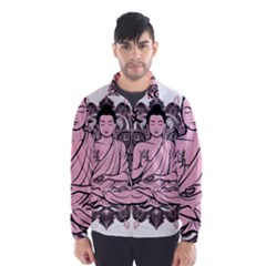 Ornate Buddha Wind Breaker (men) by Valentinaart