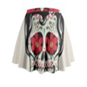 Man Sugar Skull Mini Flare Skirt View2