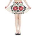 Man Sugar Skull Mini Flare Skirt View3