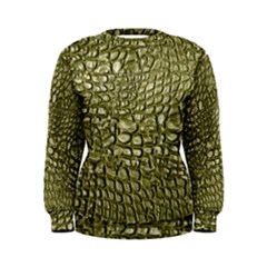 Aligator Skin Women s Sweatshirt by BangZart