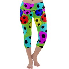 Balls Colors Capri Yoga Leggings by BangZart