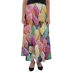 Jelly Beans Candy Sour Sweet Flared Maxi Skirt by BangZart