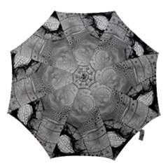 Fragmented Fractal Memories And Gunpowder Glass Hook Handle Umbrellas (medium) by jayaprime