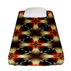 Kaleidoscope Image Background Fitted Sheet (single Size) by BangZart