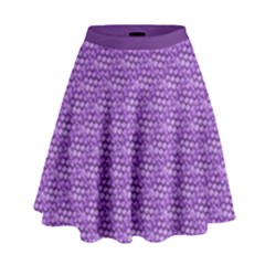 Purple Scales High Waist Skirt by Brini