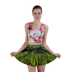 Green Grass Field Mini Skirt by paulaoliveiradesign