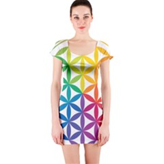 Heart Energy Medicine Short Sleeve Bodycon Dress by BangZart