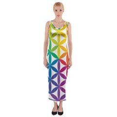 Heart Energy Medicine Fitted Maxi Dress by BangZart