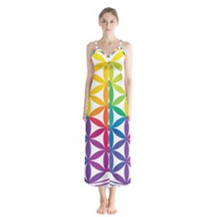 Heart Energy Medicine Button Up Chiffon Maxi Dress by BangZart