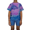 rising to touch you Kids  Short Sleeve Swimwear View1