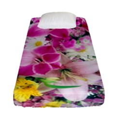 Colorful Flowers Patterns Fitted Sheet (single Size) by BangZart