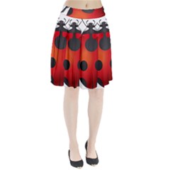 Ladybug Insects Pleated Skirt by BangZart