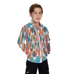 Colorful Geometric Abstract Wind Breaker (kids) by linceazul