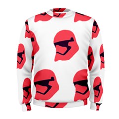 Stormtroper Pattern  Men s Sweatshirt by paulaoliveiradesign