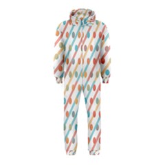 Simple Saturated Pattern Hooded Jumpsuit (kids) by linceazul