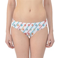 Simple Saturated Pattern Hipster Bikini Bottoms by linceazul