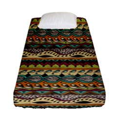 Aztec Pattern Ethnic Fitted Sheet (single Size) by BangZart