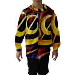 Art Oil Picture Music Nota Hooded Wind Breaker (kids) by BangZart