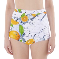 Fruits Water Vegetables Food High-waisted Bikini Bottoms by BangZart