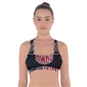 Train hard Cross Back Sports Bra View1