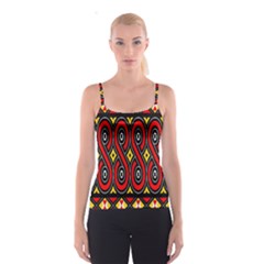 Toraja Traditional Art Pattern Spaghetti Strap Top by BangZart