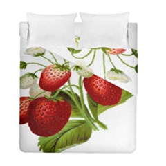 Food Fruit Leaf Leafy Leaves Duvet Cover Double Side (full/ Double Size) by Nexatart