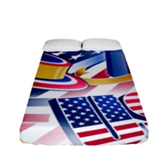 United States Of America Usa  Images Independence Day Fitted Sheet (full/ Double Size) by BangZart