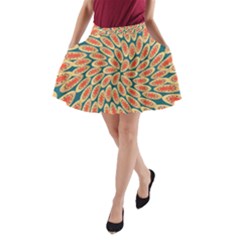 Stars Twirl A-line Pocket Skirt by linceazul