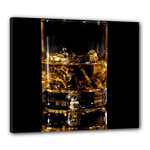 Drink Good Whiskey Canvas 24  X 20  by BangZart