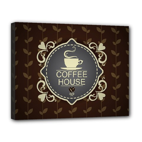 Coffee House Canvas 14  X 11  by BangZart