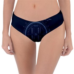 Minimalistic Knowledge Mathematics Trigonometry Reversible Classic Bikini Bottoms by BangZart