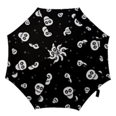 Skull Pattern Hook Handle Umbrellas (medium) by BangZart