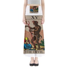 The Devil - Tarot Full Length Maxi Skirt by Valentinaart