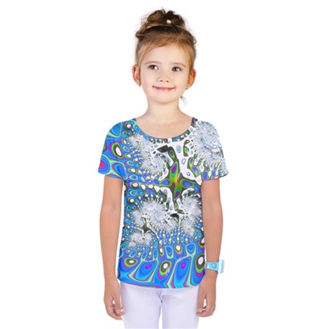 Fractal Fantasy 717b Kids  One Piece Tee by Fractalworld