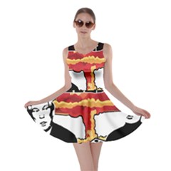 Nuclear Explosion Trump And Kim Jong Skater Dress by Valentinaart